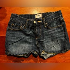 Cute pair of girls, Old Navy size 10 denim shorts